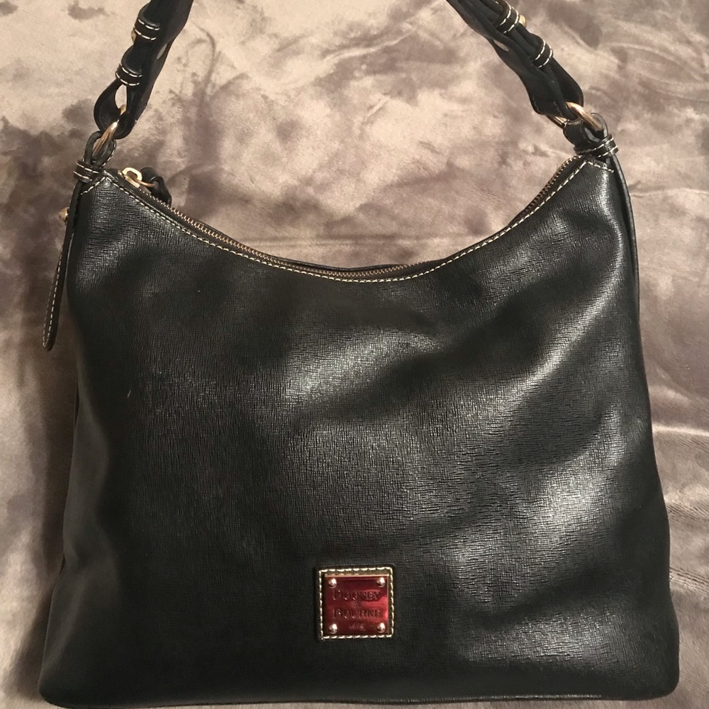 Authentic Black hobo Dooney & Bourke
